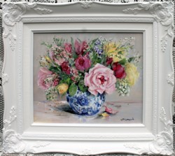 Original Painting - First Spring Bunch - Postage is included in the price Australia wide