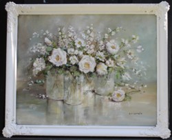 Original Painting - Blooming Whites - SOLD out