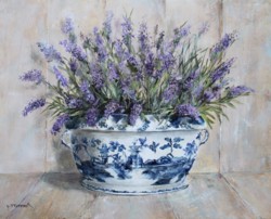 Lavenders in Blue & White - Available as prints and gift cards