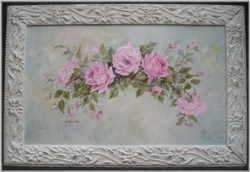 Original Painting - "Floating Roses" larger size