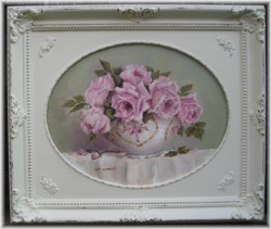 Original Painting - Elegant  Still life Roses - Free Postage Australia wide