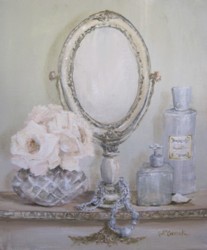 Original Painting on Canvas - The French Dressing Table - Postage is included Australia Wide