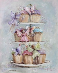 Cup Cake Fairies - Available as prints and gift cards