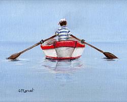 Boy in a Boat - Available as prints and gift cards