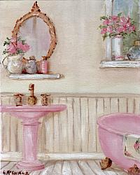 Pretty Bathroom - available as Prints and Gift Cards