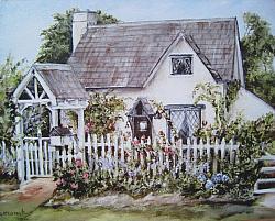 Fig Tree Cottage - Available as prints and gift cards