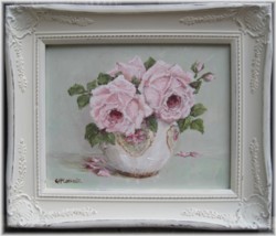 Original Painting - Smiling Roses - Postage is included in the price Australia Wide